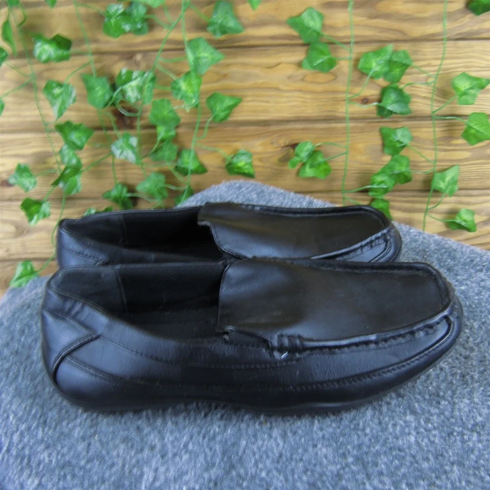 Dexter Men Comfort Driving Moccasin Black Synthetic Sz 7 Medium Gently Used 2025